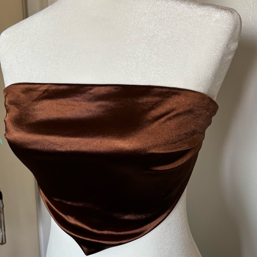 Better Be Chocolate Satin Top